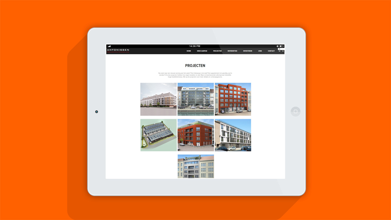 hooox - Antonissen Projectontwikkeling - Corporate site